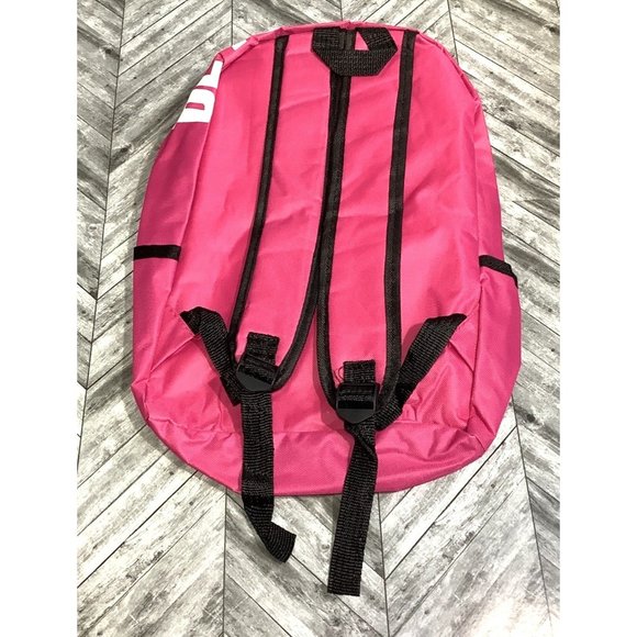 Fashion Instinct Pink Backpack Be Your Instinct 4 Pockets 17" Pink - Picture 3 of 5